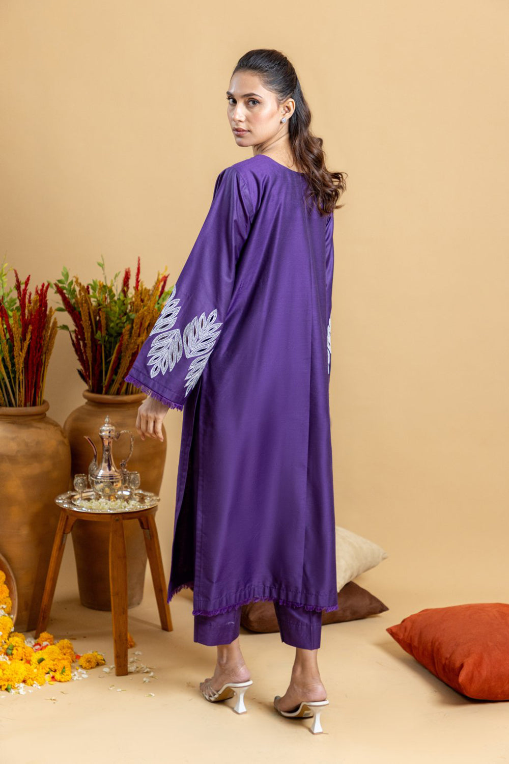 Khushboo & Pankaj Royal Iris Embroidered Kurta Set