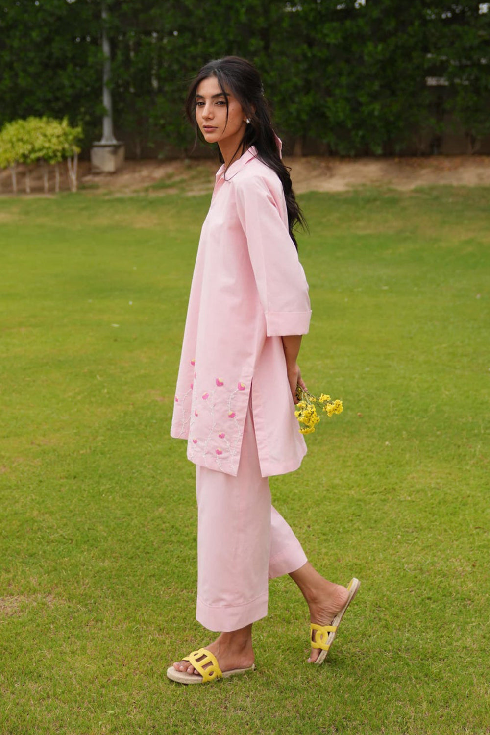 Khushboo & Pankaj Summer Pink Co-ord Set