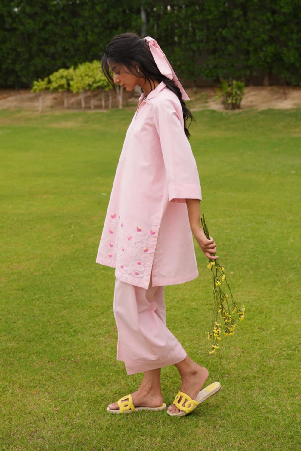 Khushboo & Pankaj Summer Pink Co-ord Set