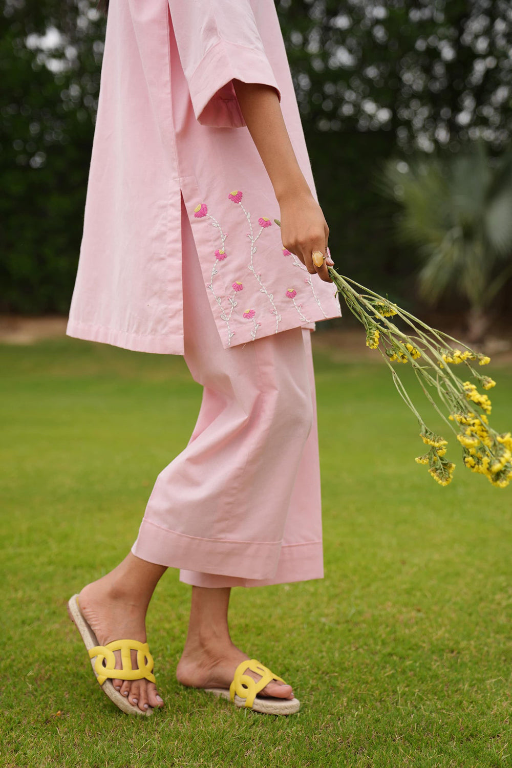 Khushboo & Pankaj Summer Pink Co-ord Set