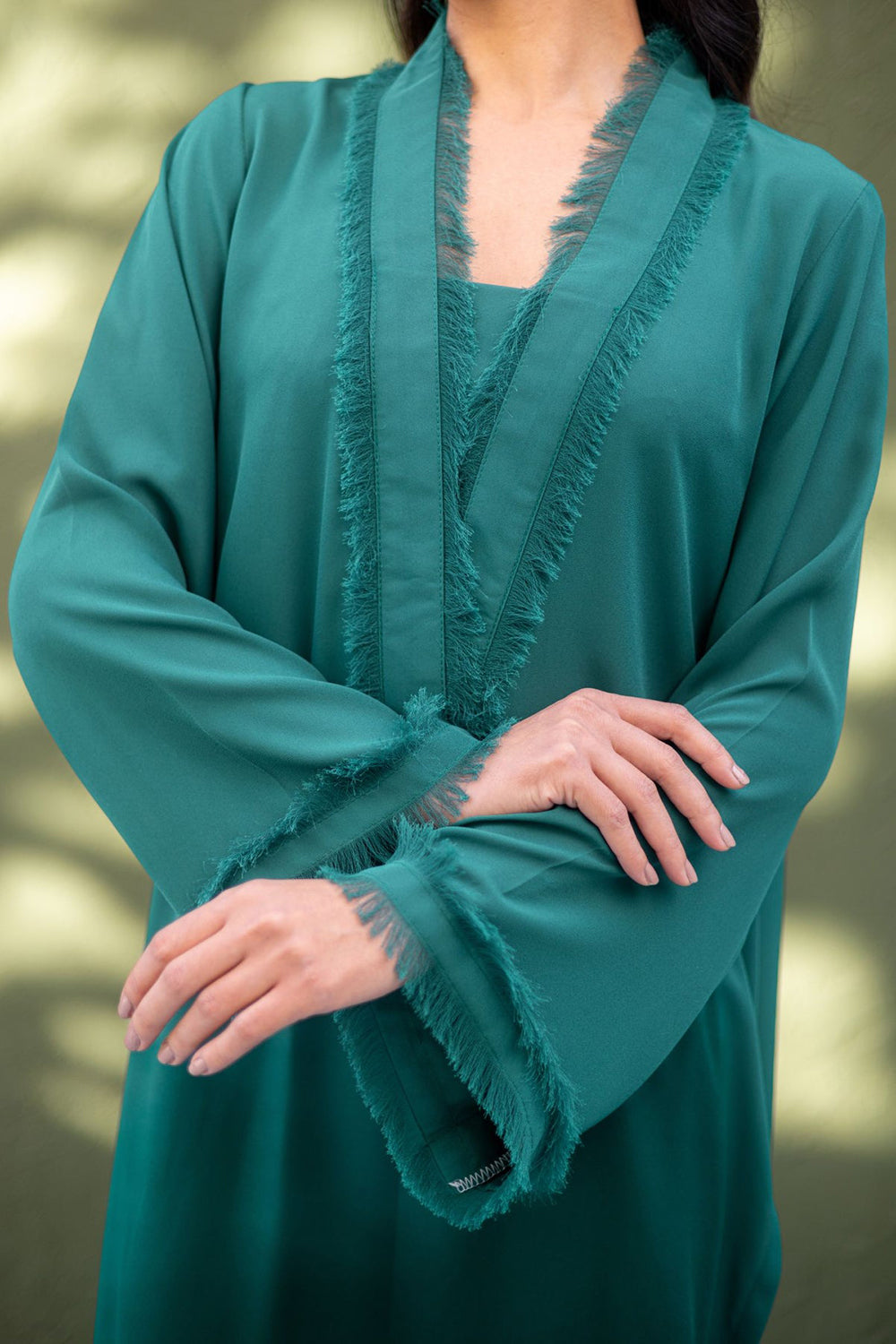 Khushboo & Pankaj Teal Tide Kurta Set