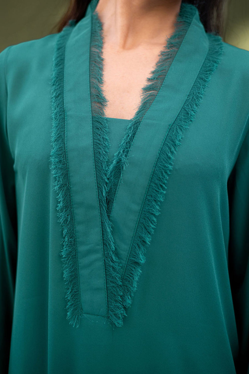 Khushboo & Pankaj Teal Tide Kurta Set