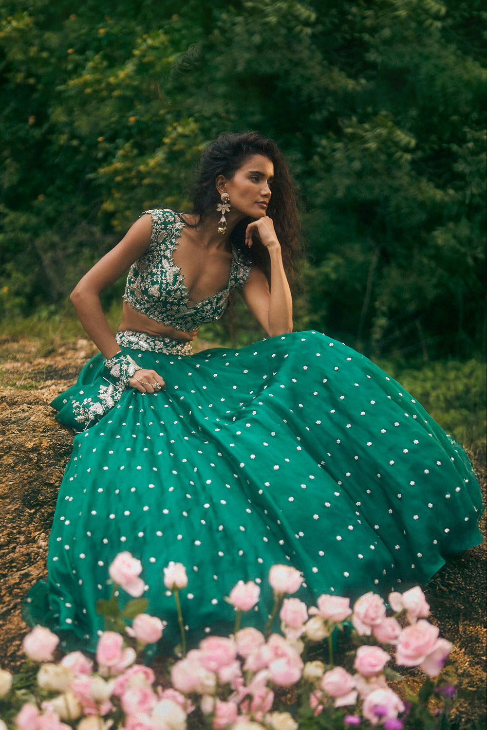 Khwabeeda Chita Pico Skirt Set