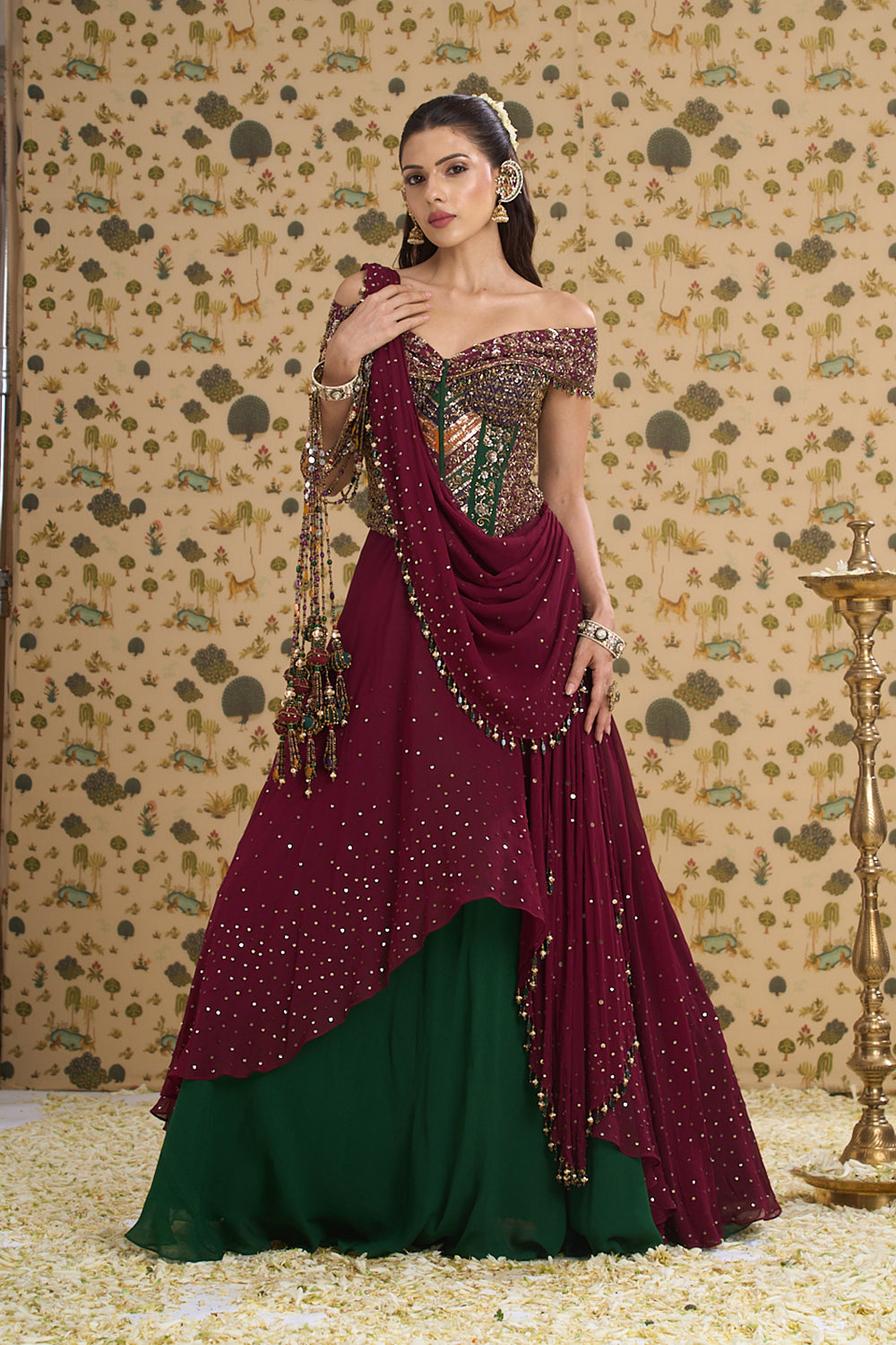 Latika Corset Lehenga