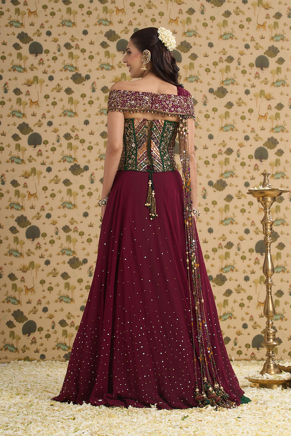 Latika Corset Lehenga