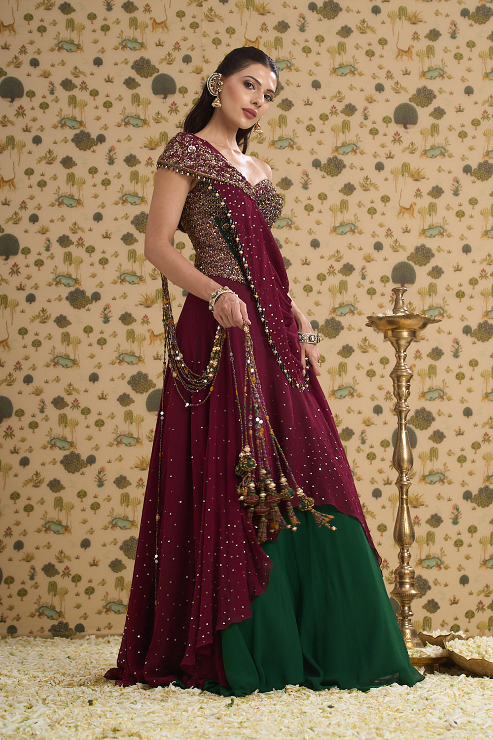 Latika Corset Lehenga