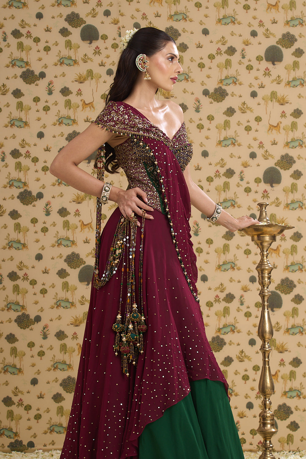 Latika Corset Lehenga