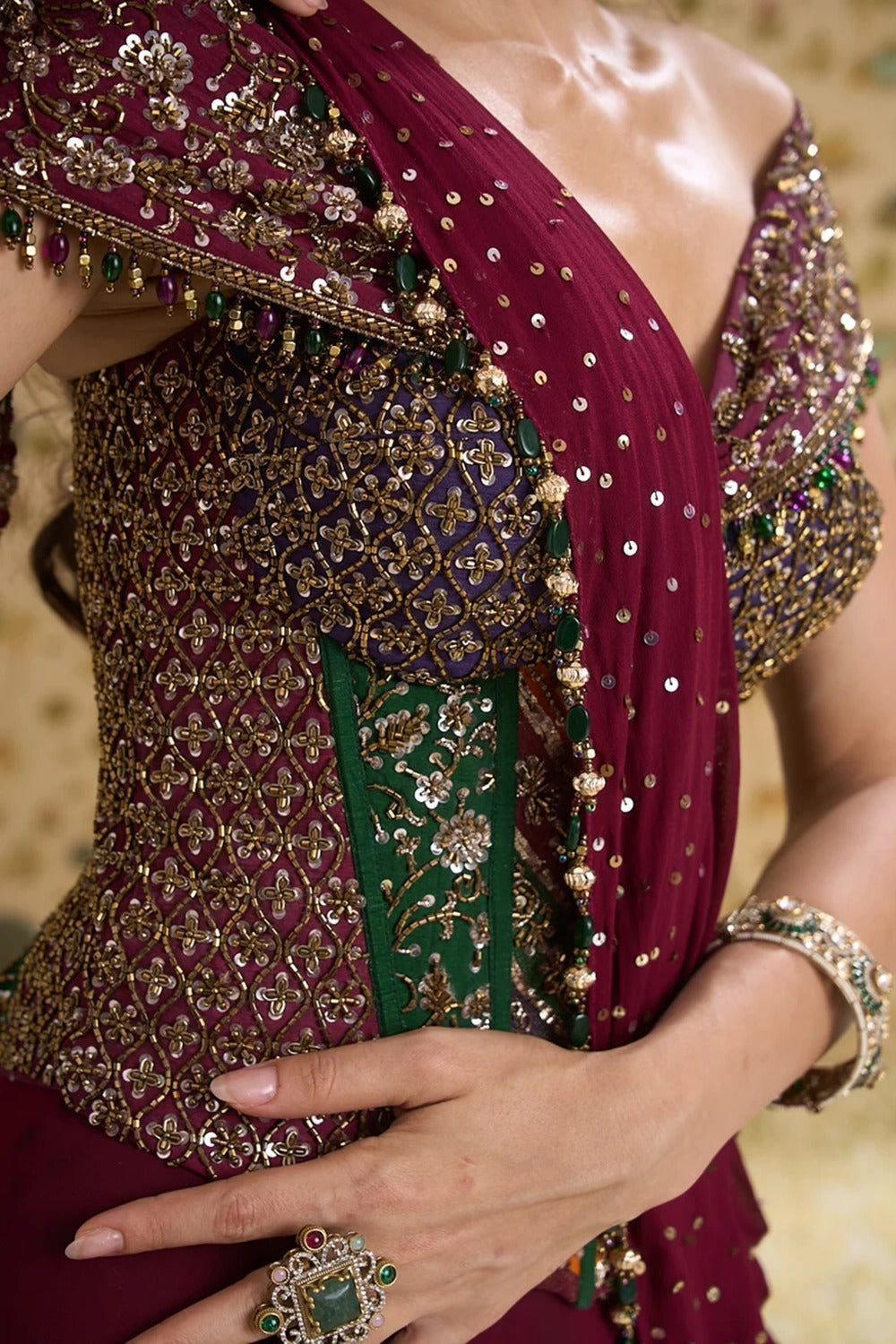 Latika Corset Lehenga