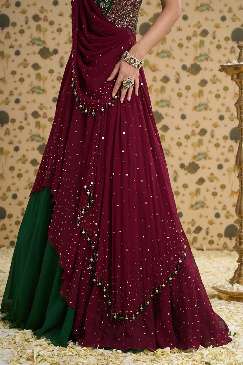 Latika Corset Lehenga