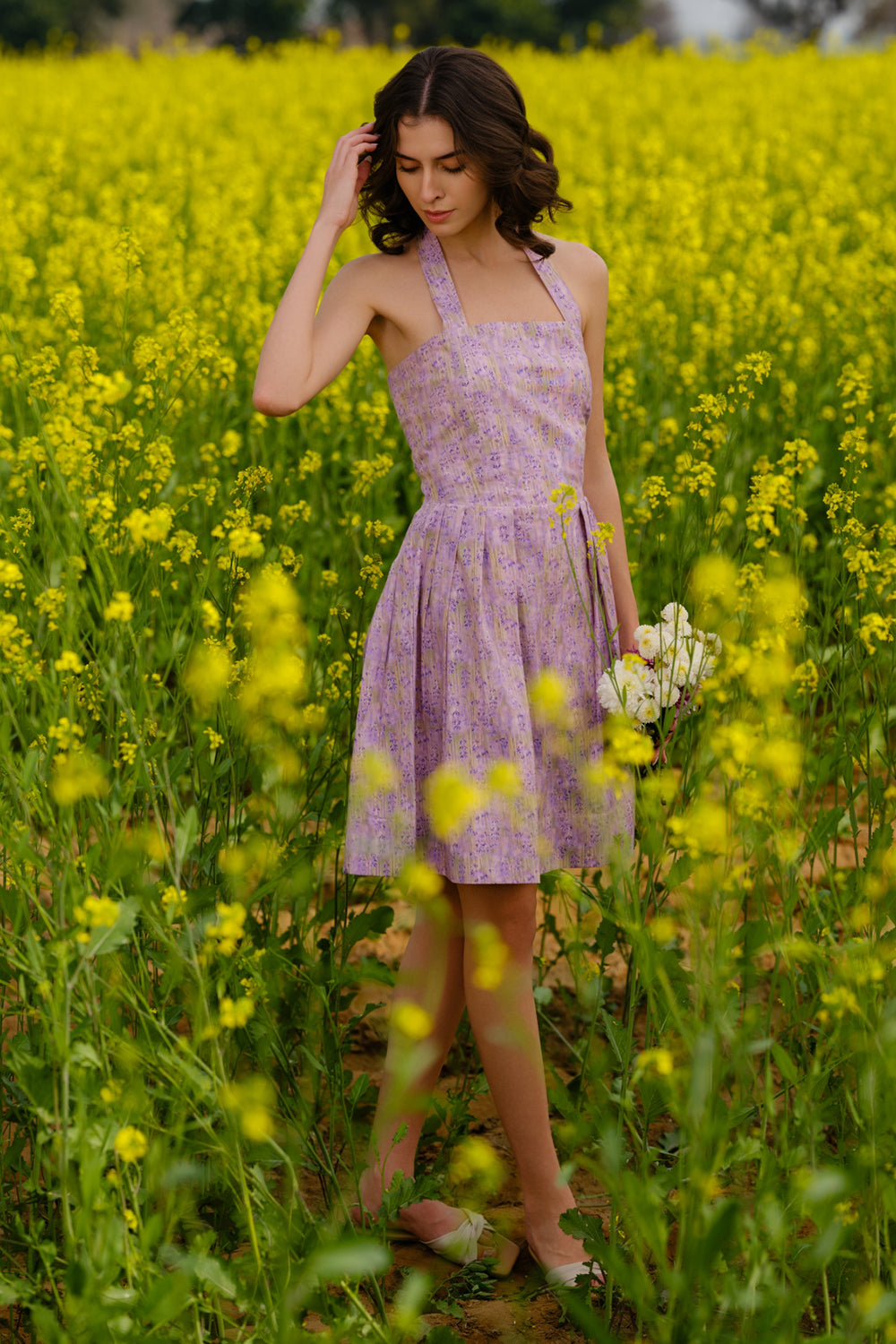 Lavender Short Dress