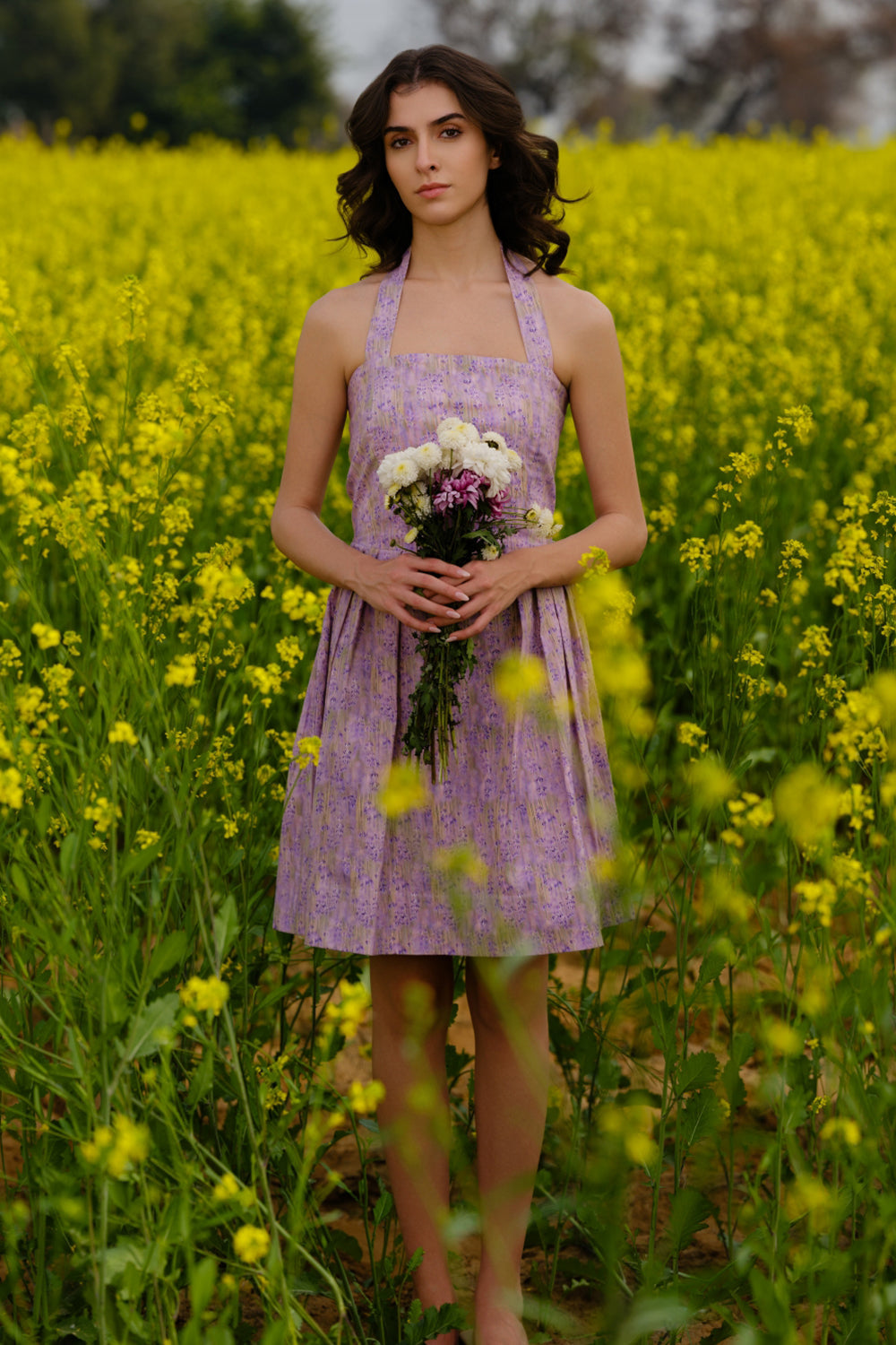 Lavender Short Dress