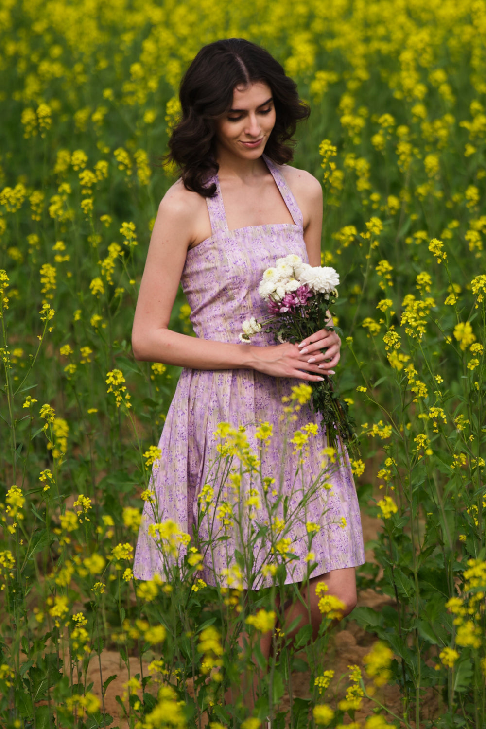 Lavender Short Dress