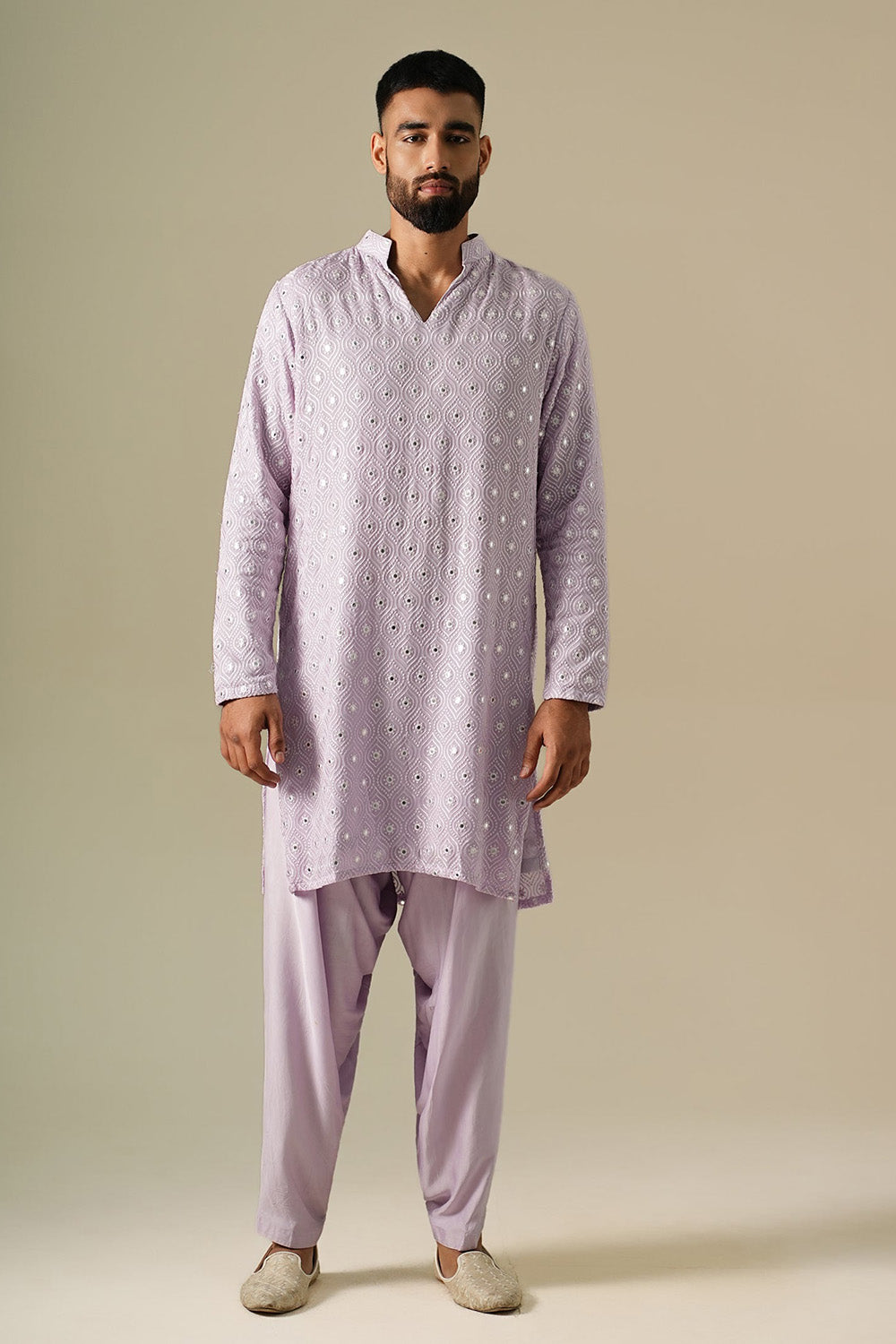 Lavender Taara Kurta Set