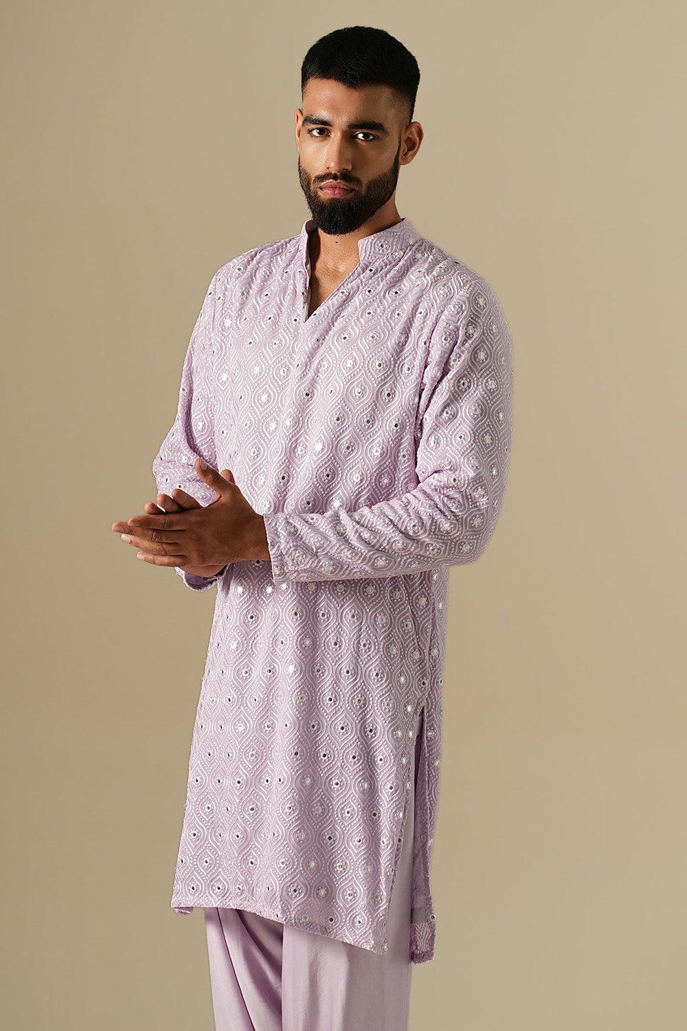 Lavender Taara Kurta Set