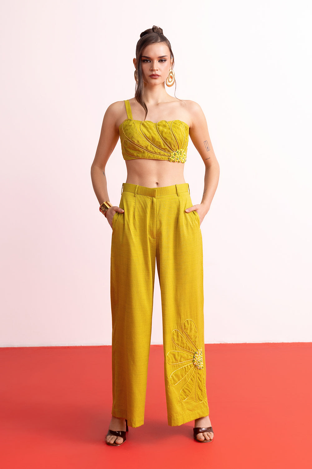 Lime Gaze Coord set