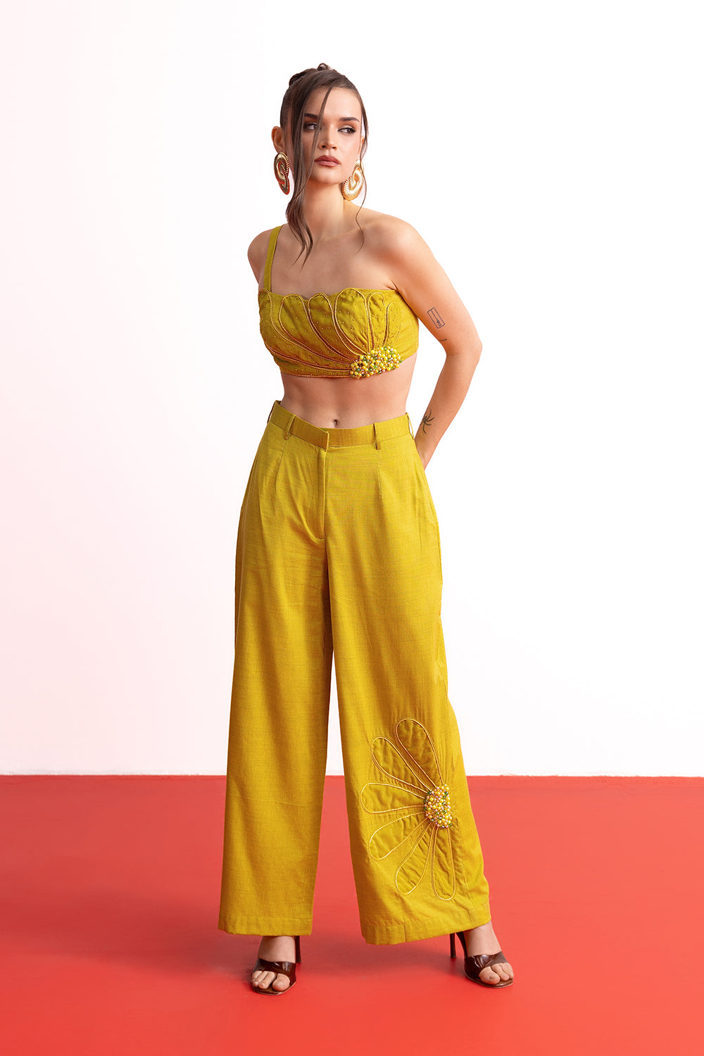 Lime Gaze Coord set