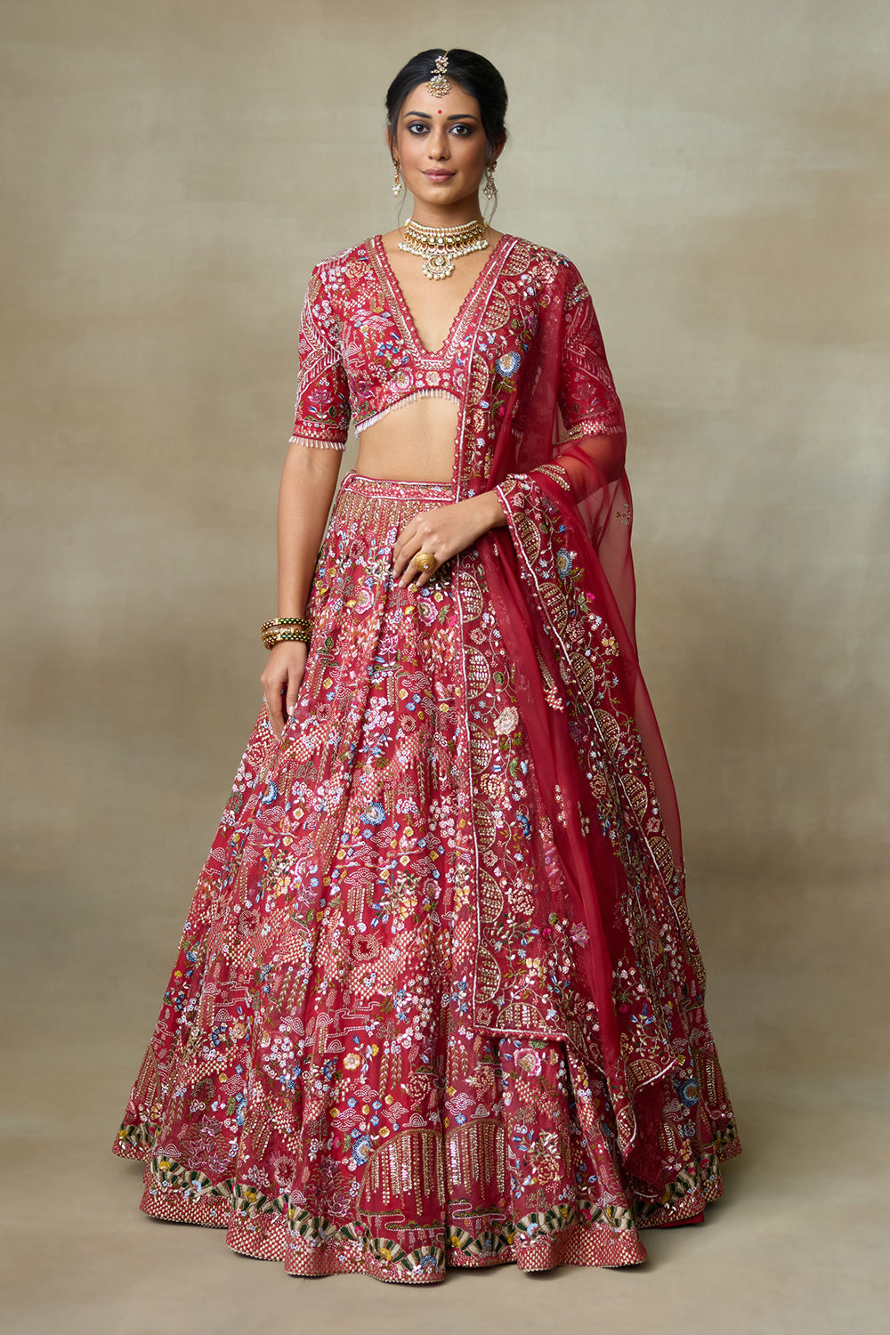 Lovebirds Lehenga Set