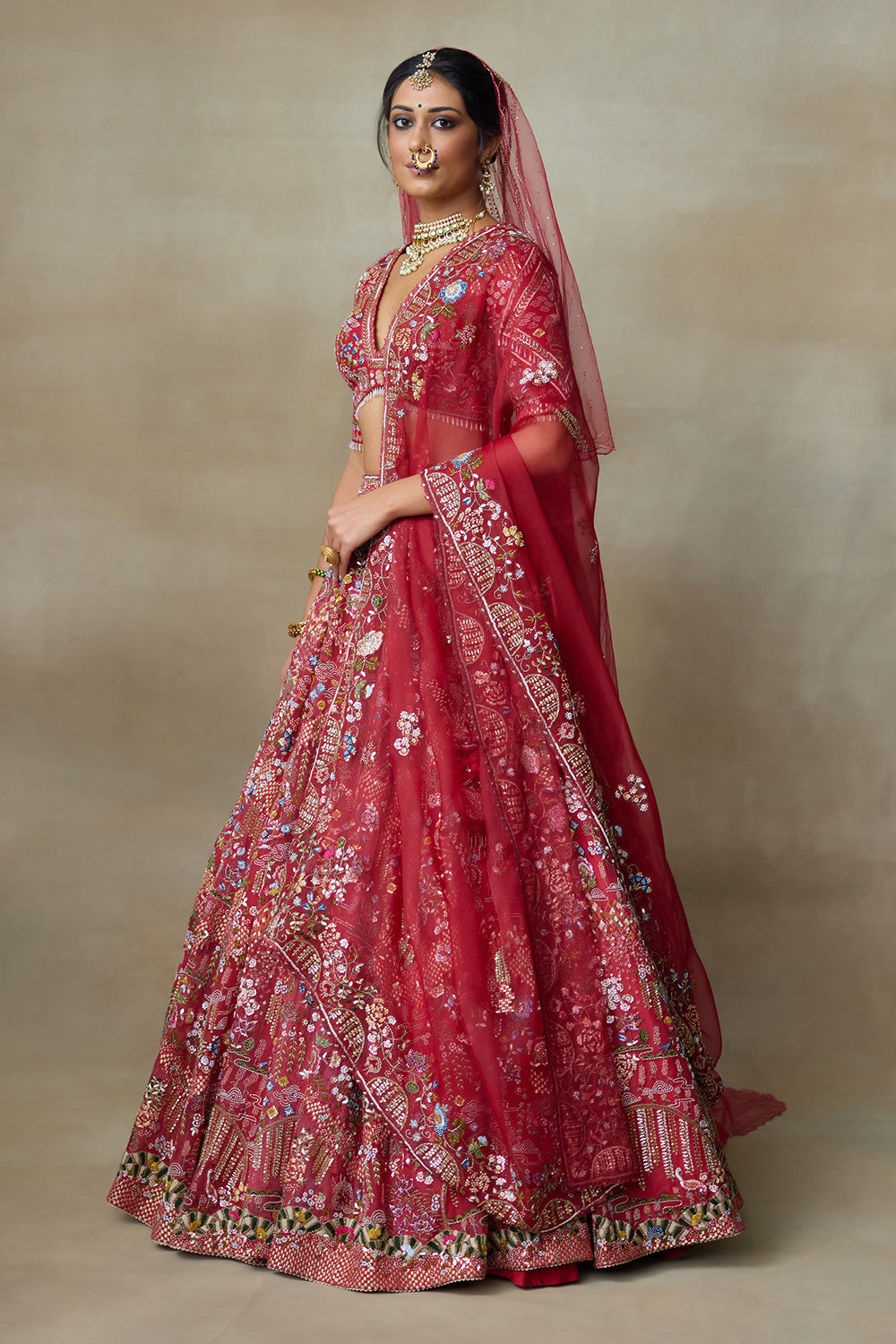 Lovebirds Lehenga Set