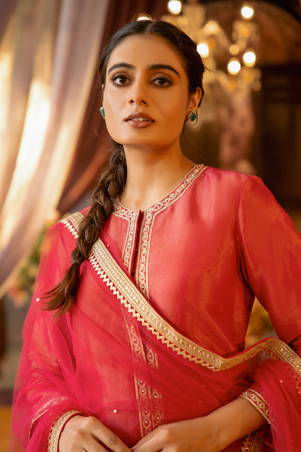 Magenta Pink Jacket Suit