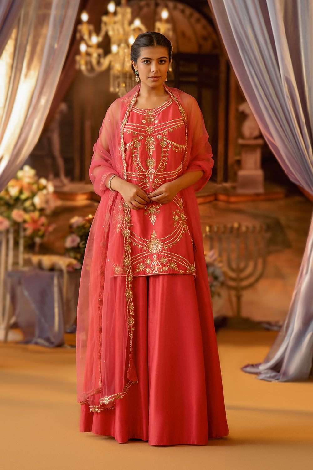 Magenta Pink Sharara