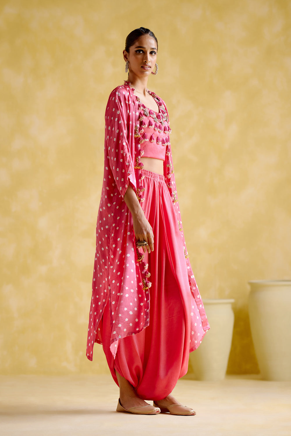 Malini Pink Bandhini