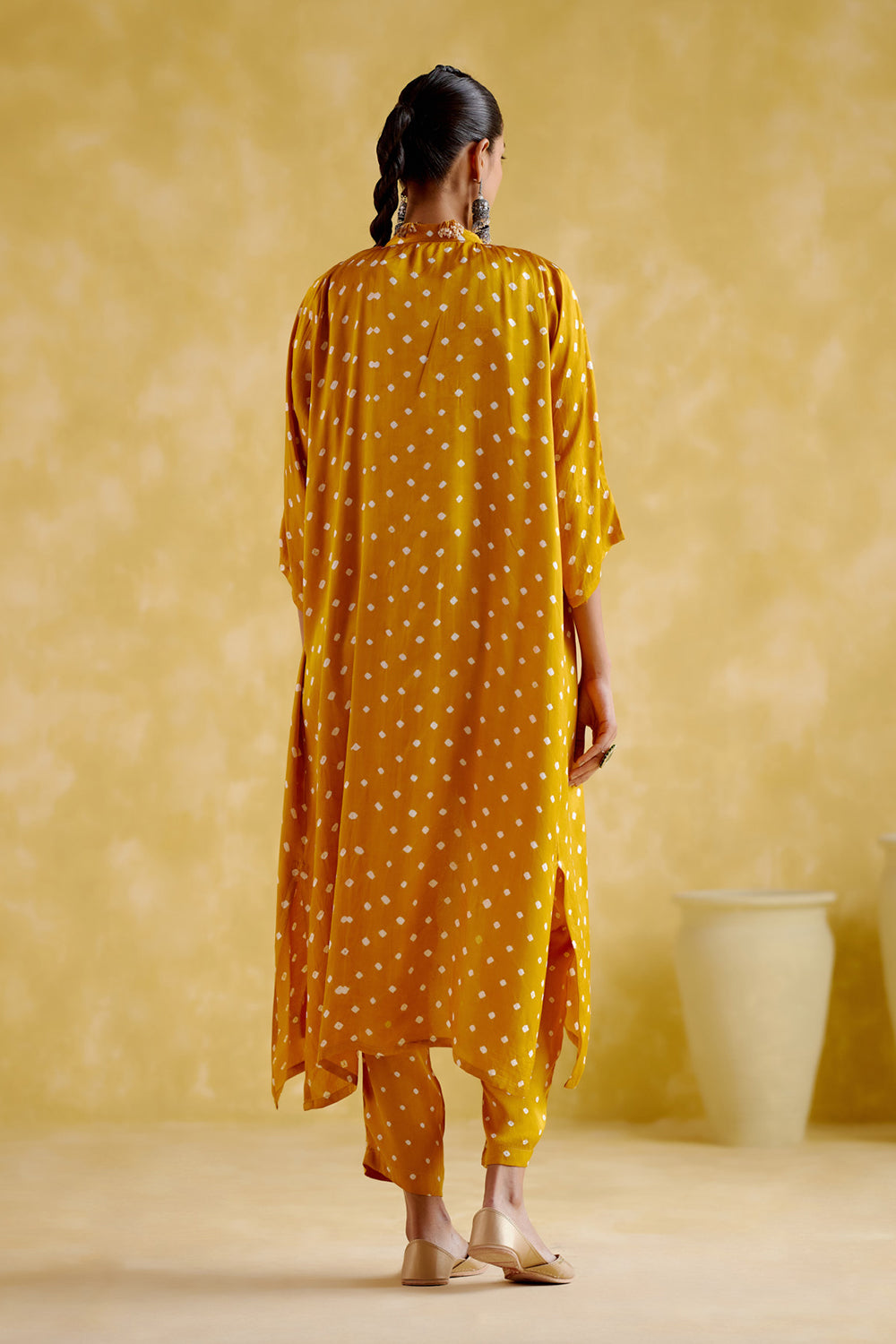 Malini Yellow Bandhini