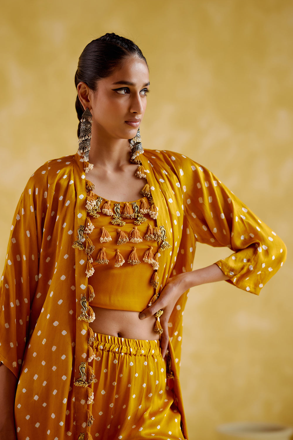 Malini Yellow Bandhini