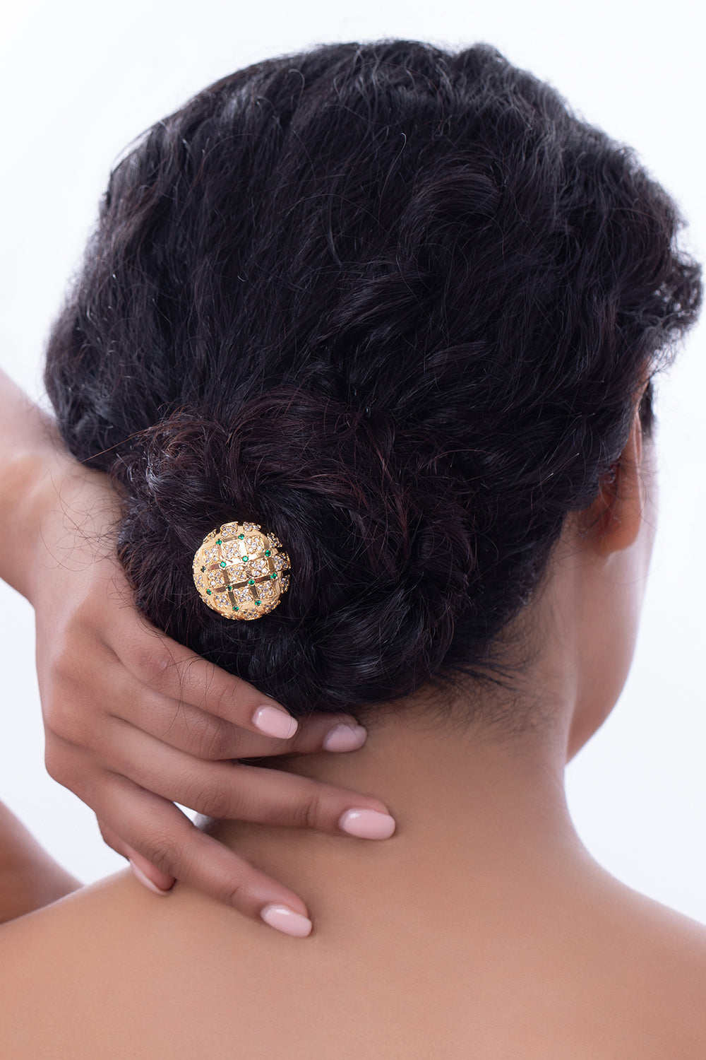 Mastani Emerald Bun Clip