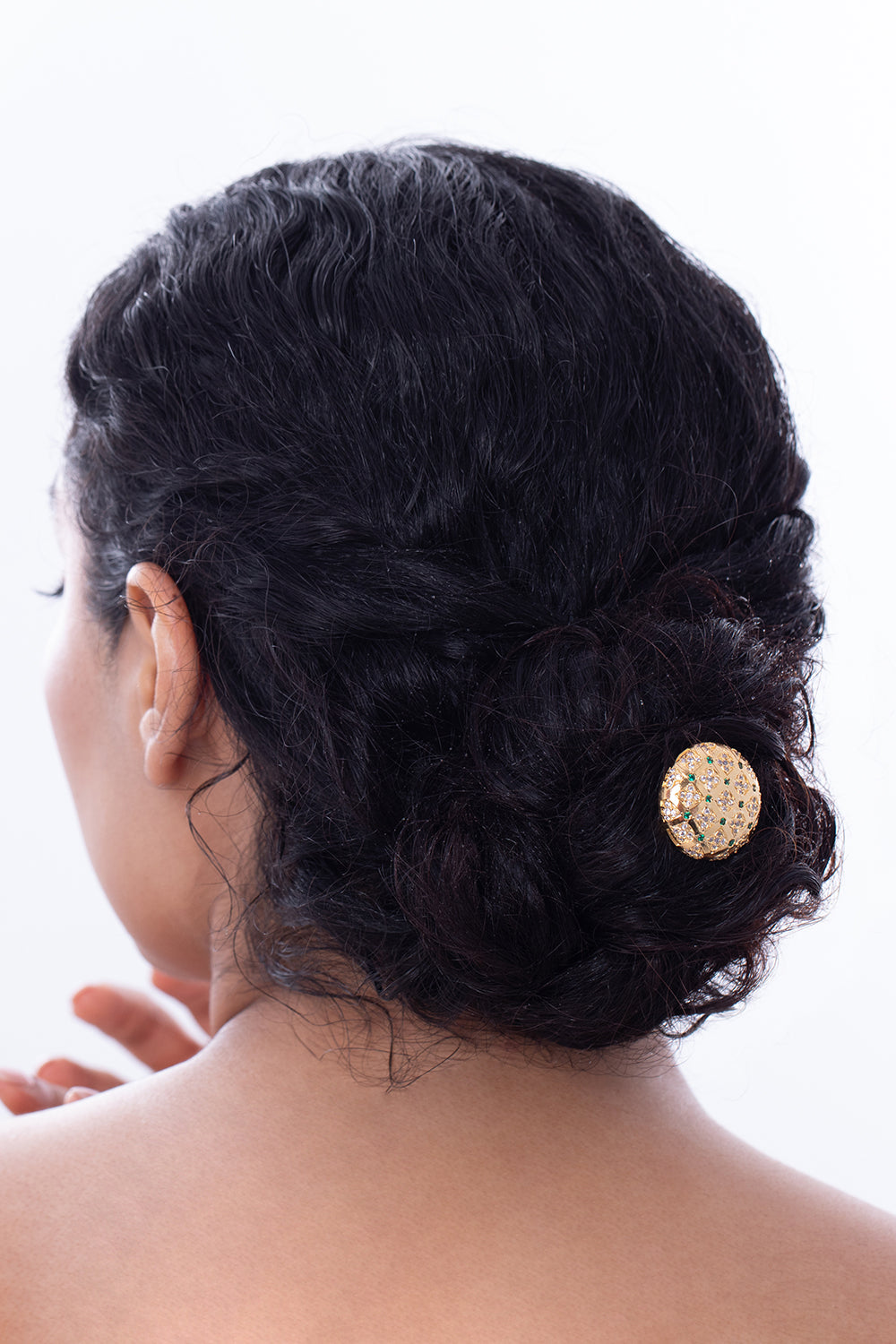 Mastani Emerald Bun Clip