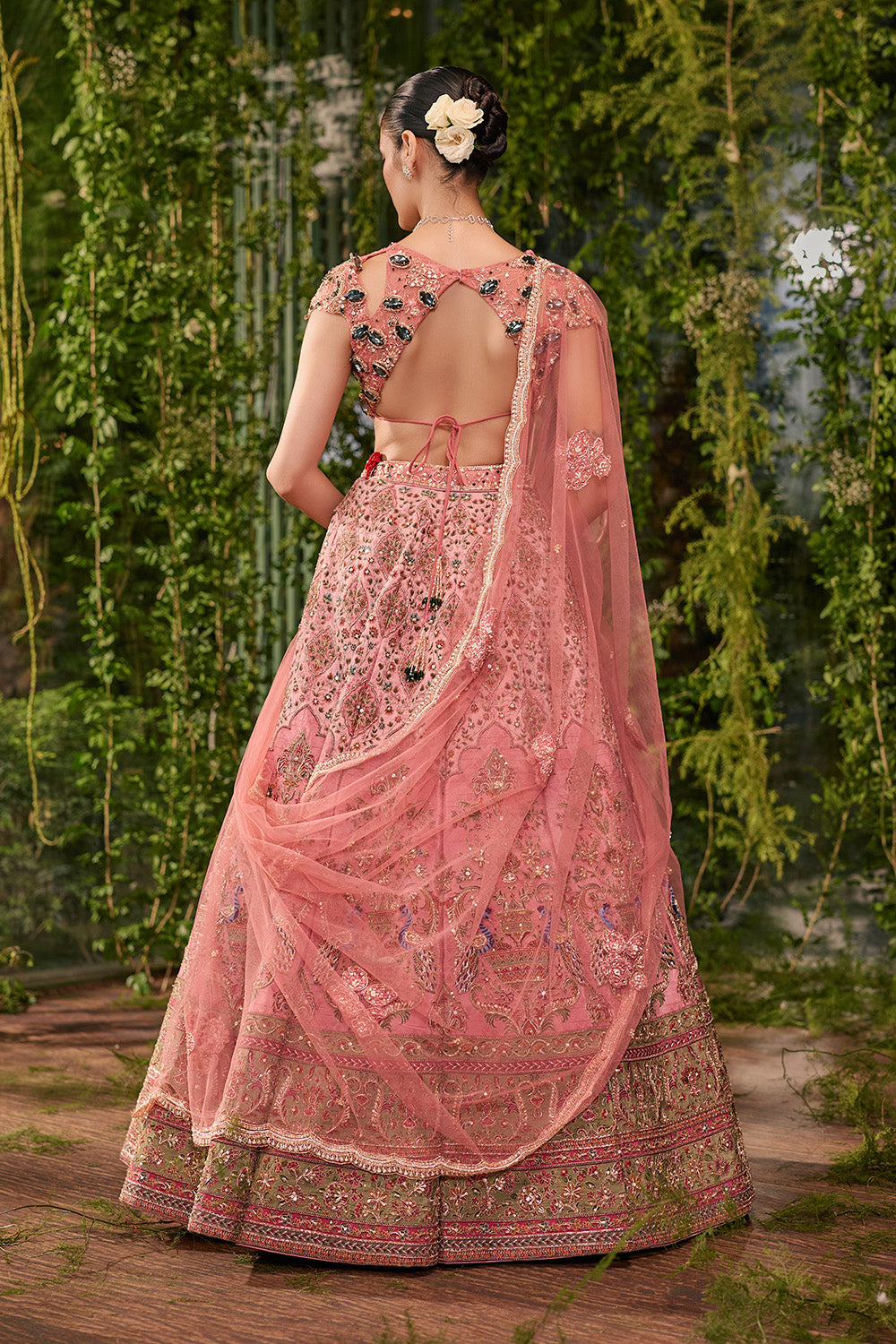 Mayurvan- The Enchanted Garden Lehenga