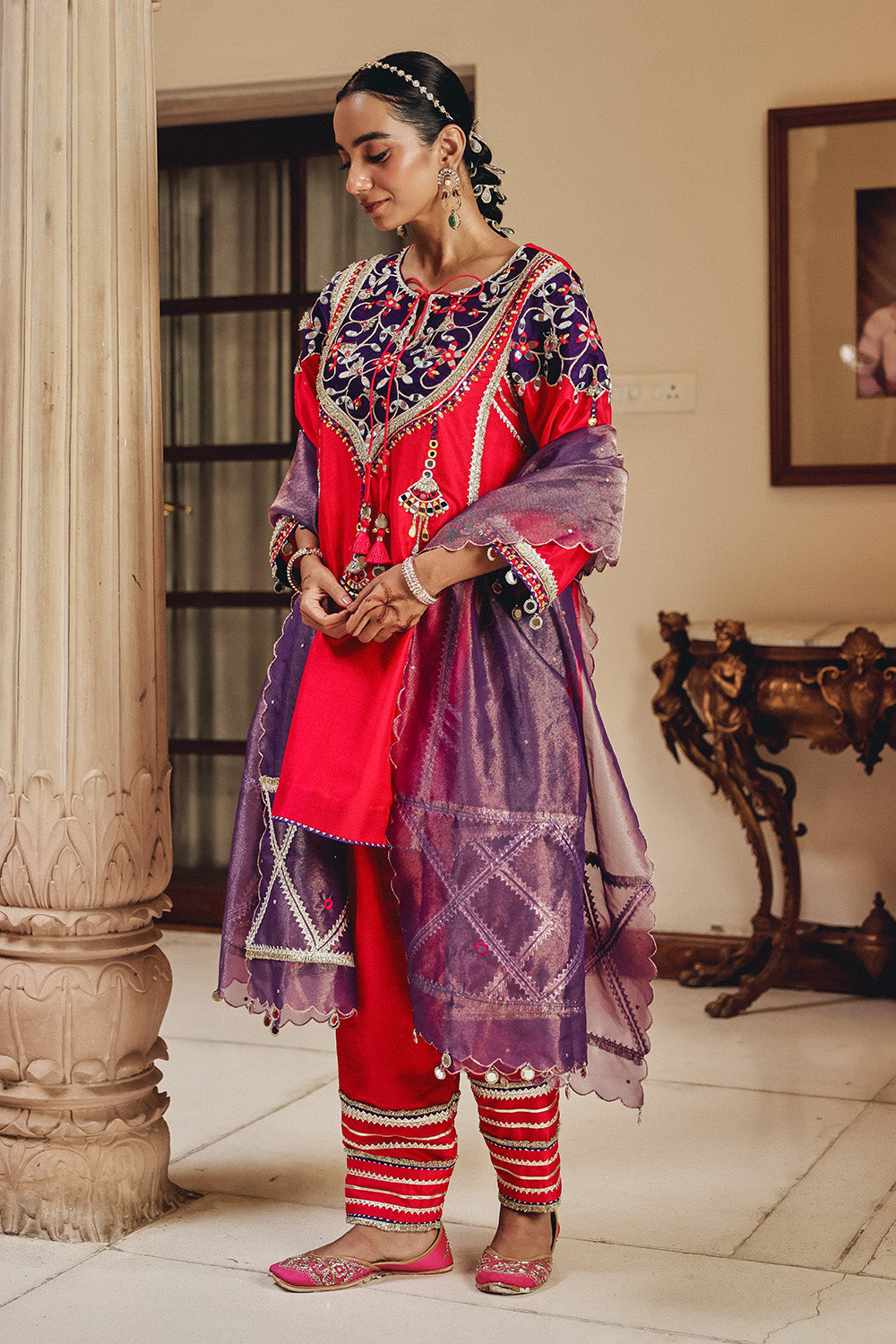 Meher Rani Pink Salwar Set