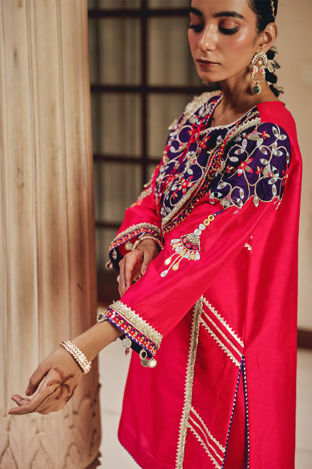 Meher Rani Pink Salwar Set