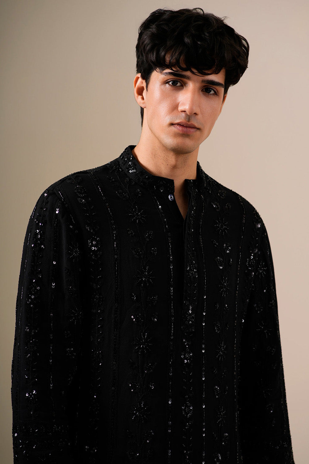 Midnight Black Patiyala Set