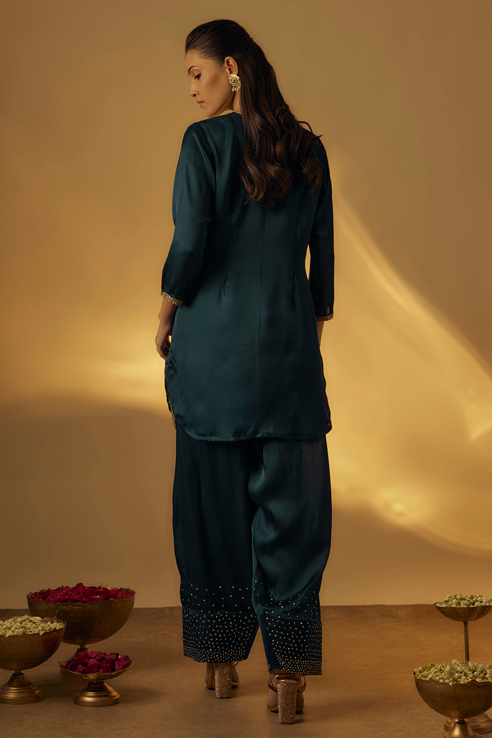 Midnight Blue Farshi Salwar Set