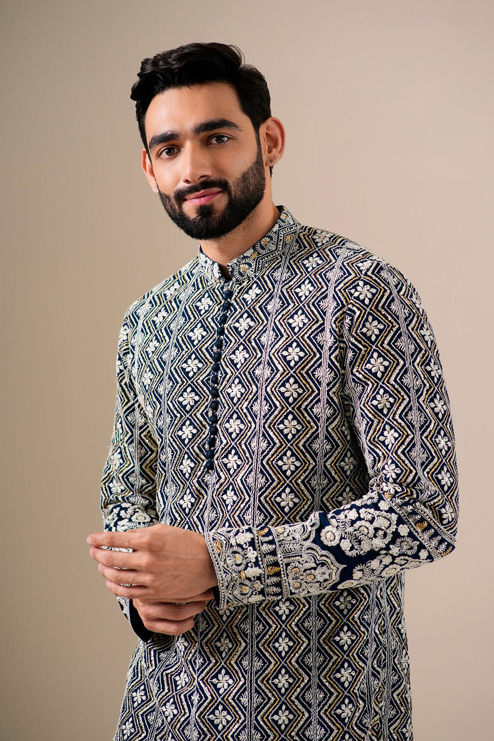 Midnight Motif Patiyala Set