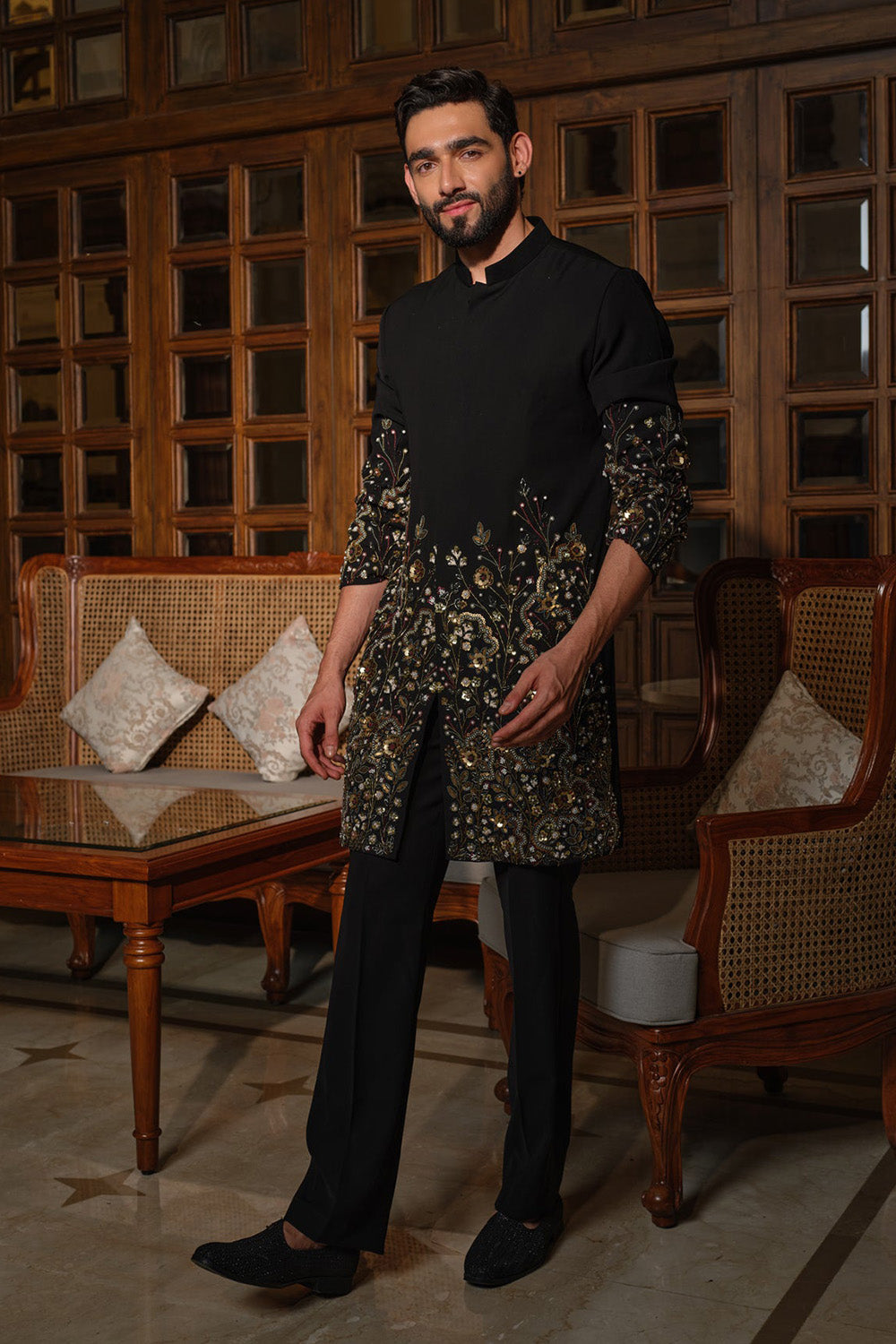 Midnight Radiance Kurta Set