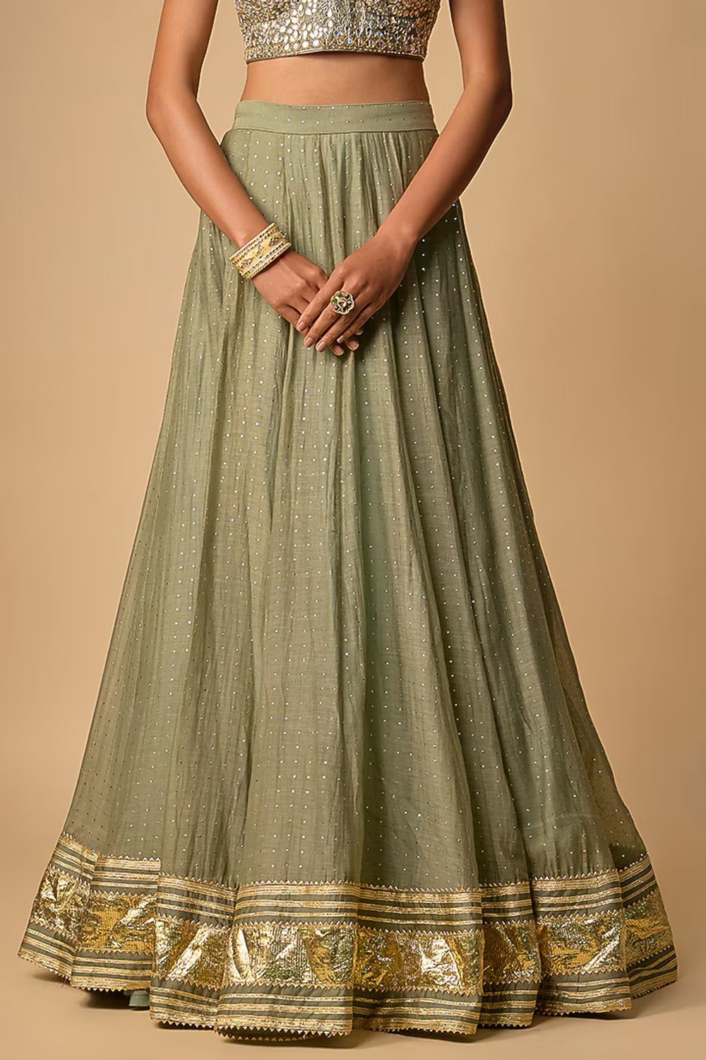 Mint Green Lehenga Set
