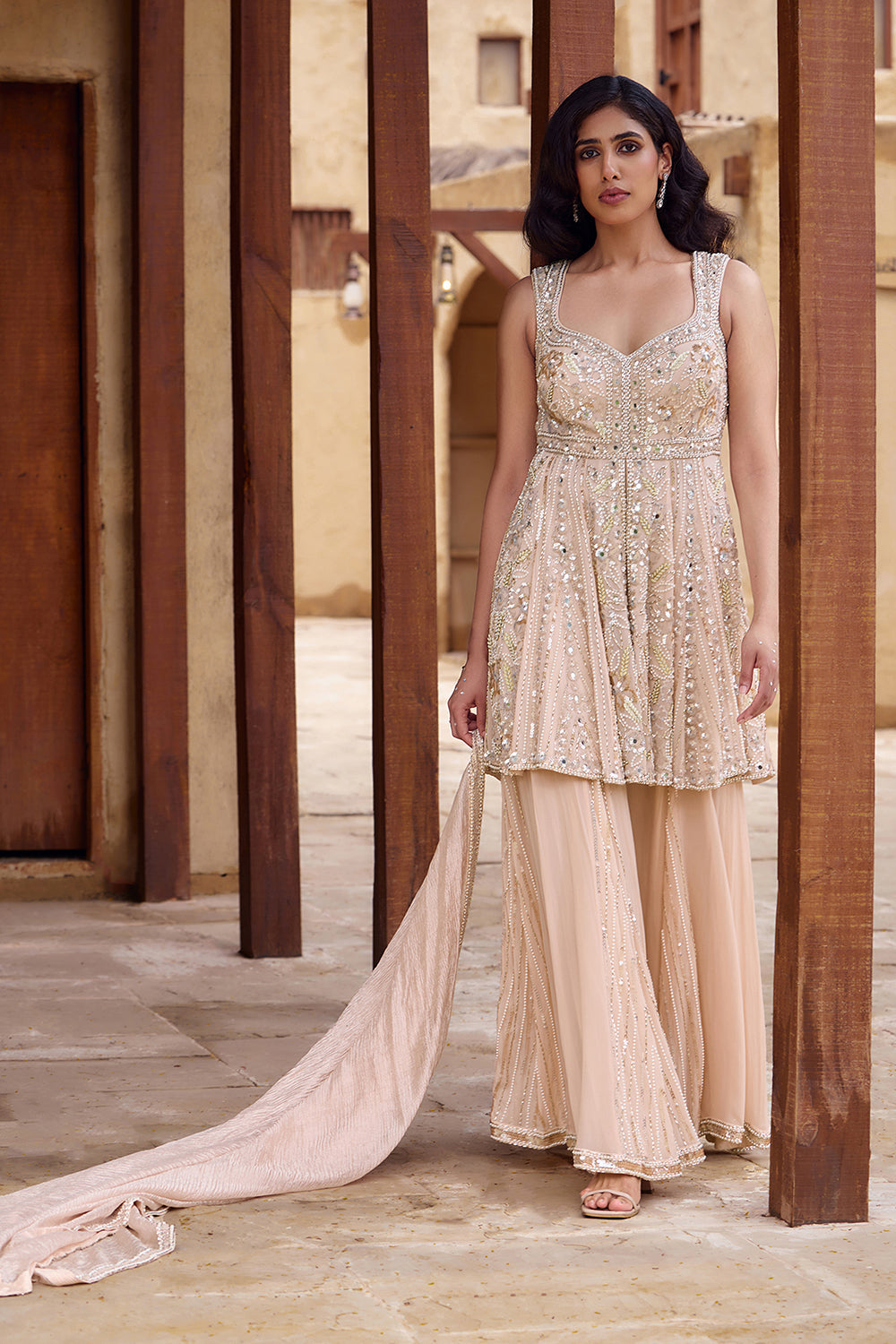 Mrinalini Sharara Set