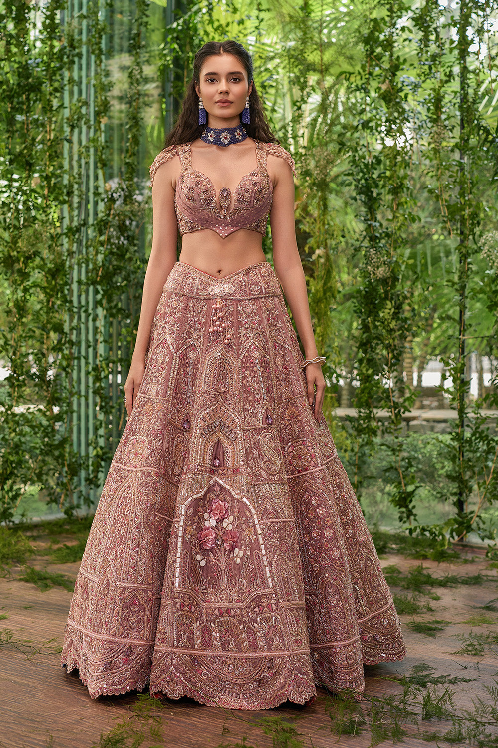 Muktika- The Pearl Blossom Lehenga Set