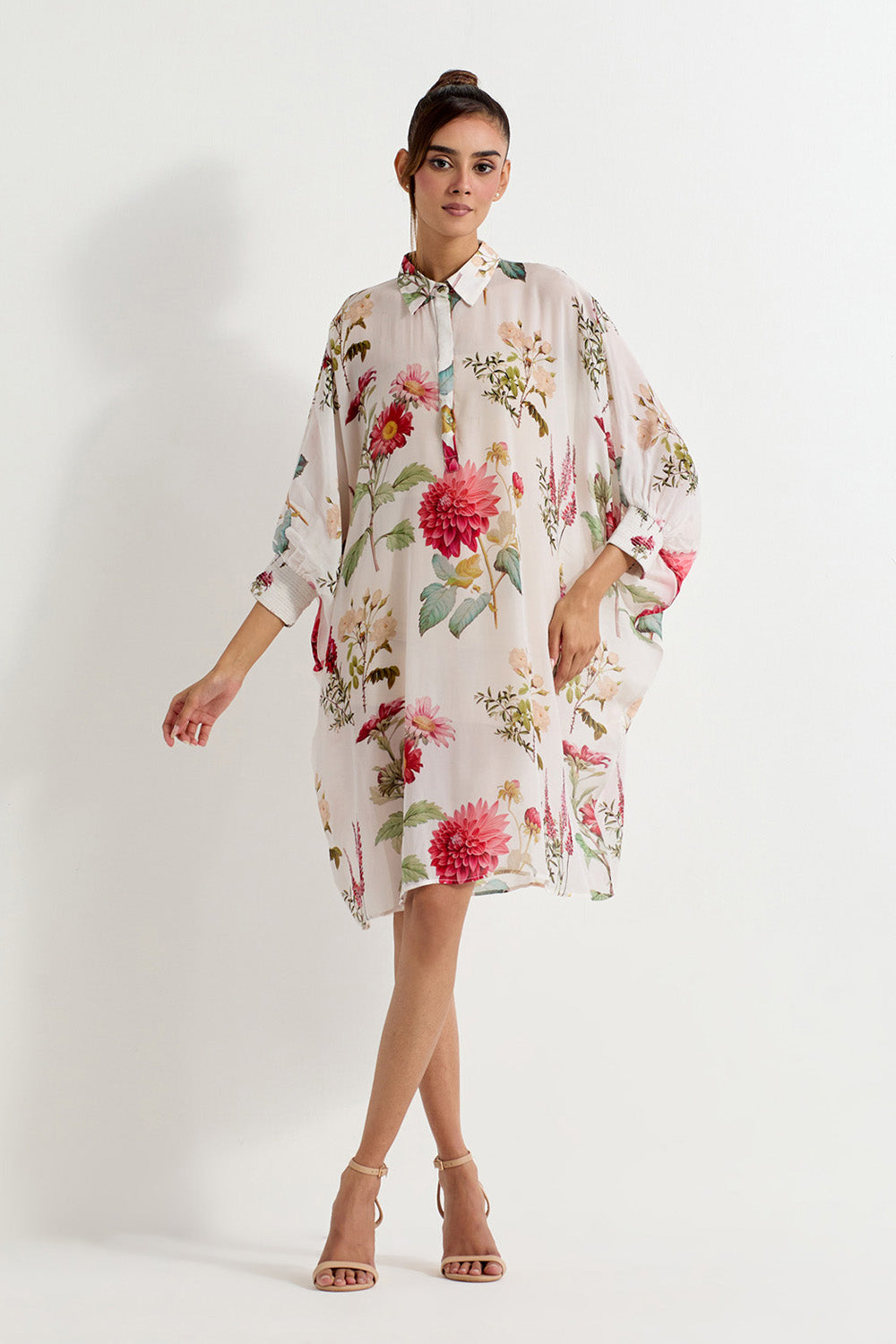 Multi Colour Crepe Dress
