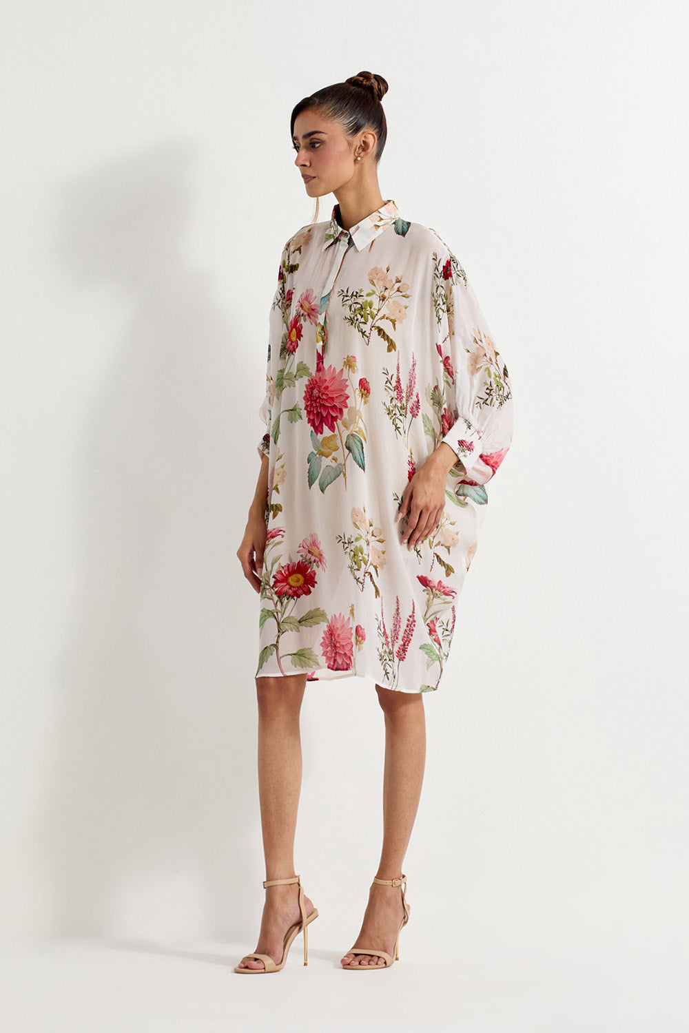 Multi Colour Crepe Dress