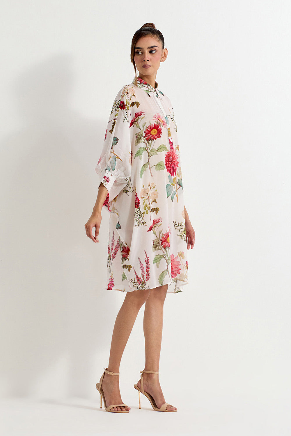 Multi Colour Crepe Dress