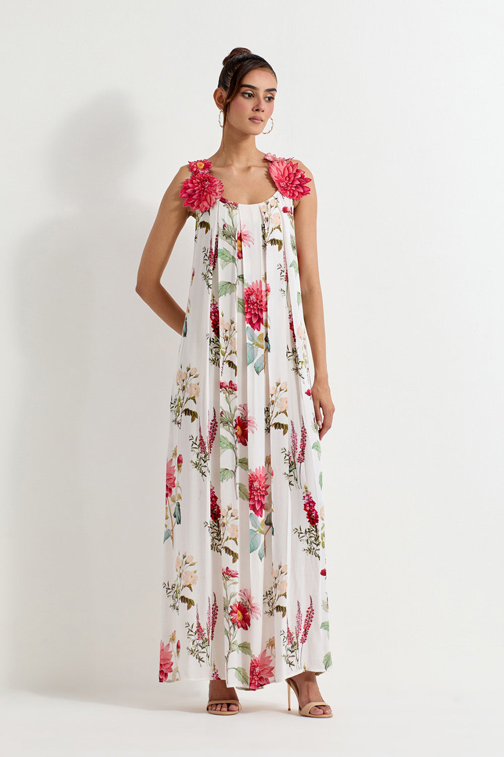 Multi Colour Gerogette Dress