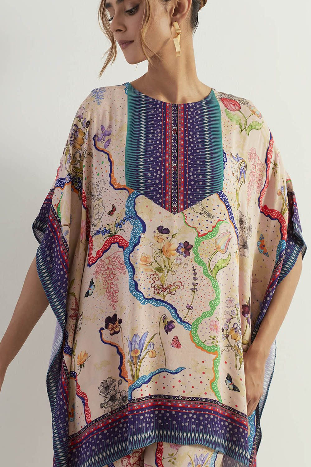 Multi Colour High Low With Pants
