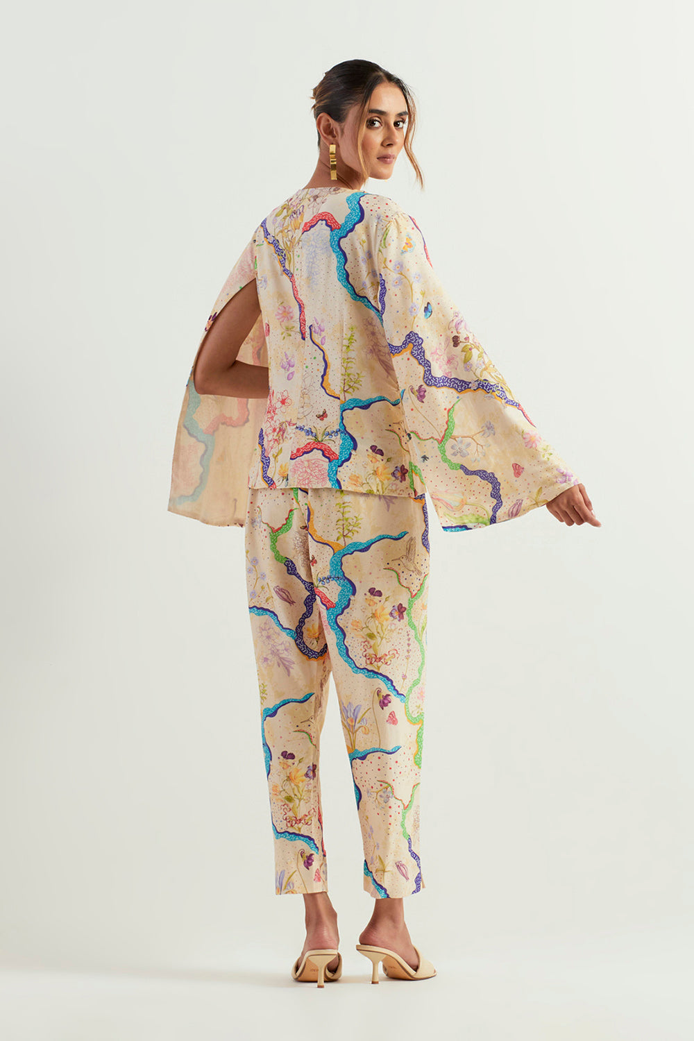 Multi Colour Jacket With Pants