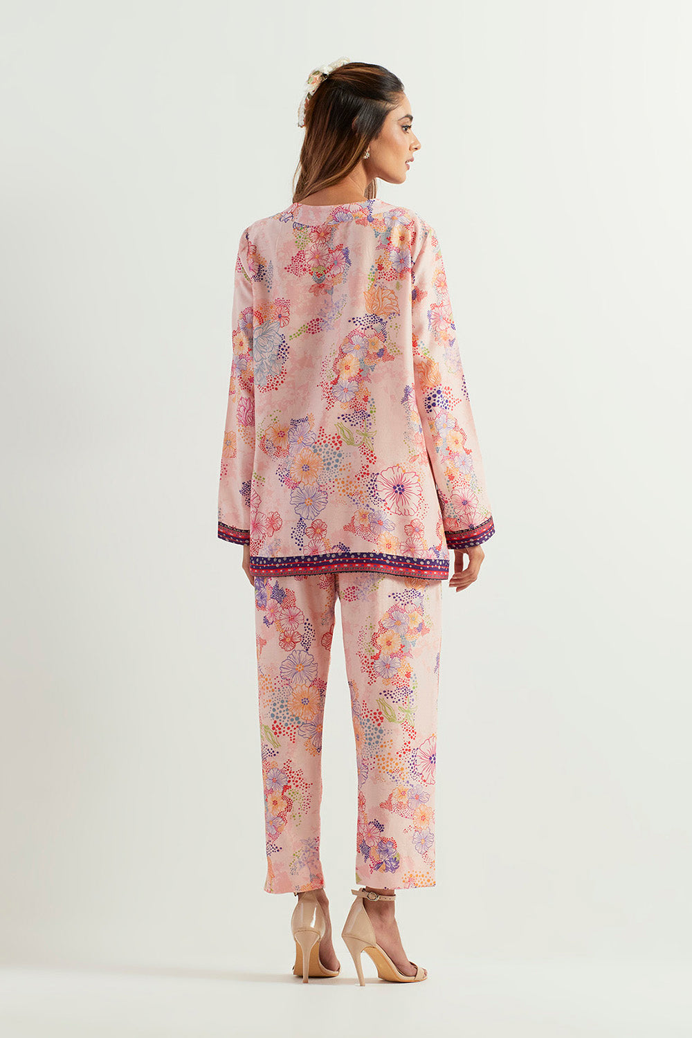Multi Colour Jacket With Pants