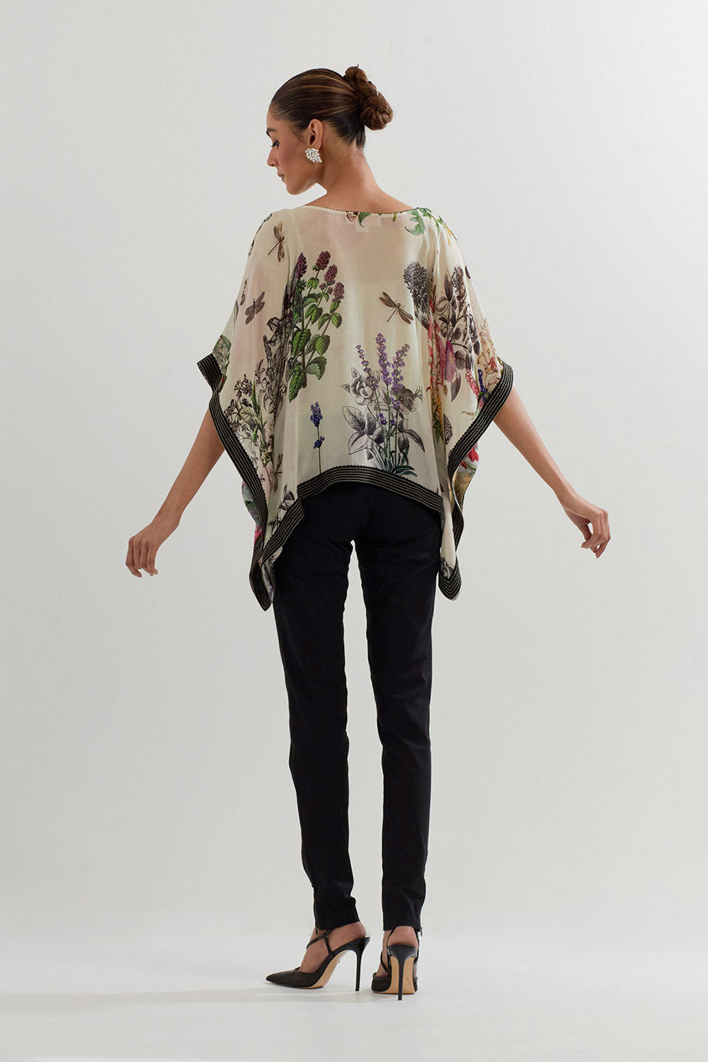 Multi Colour Poncho With Pant
