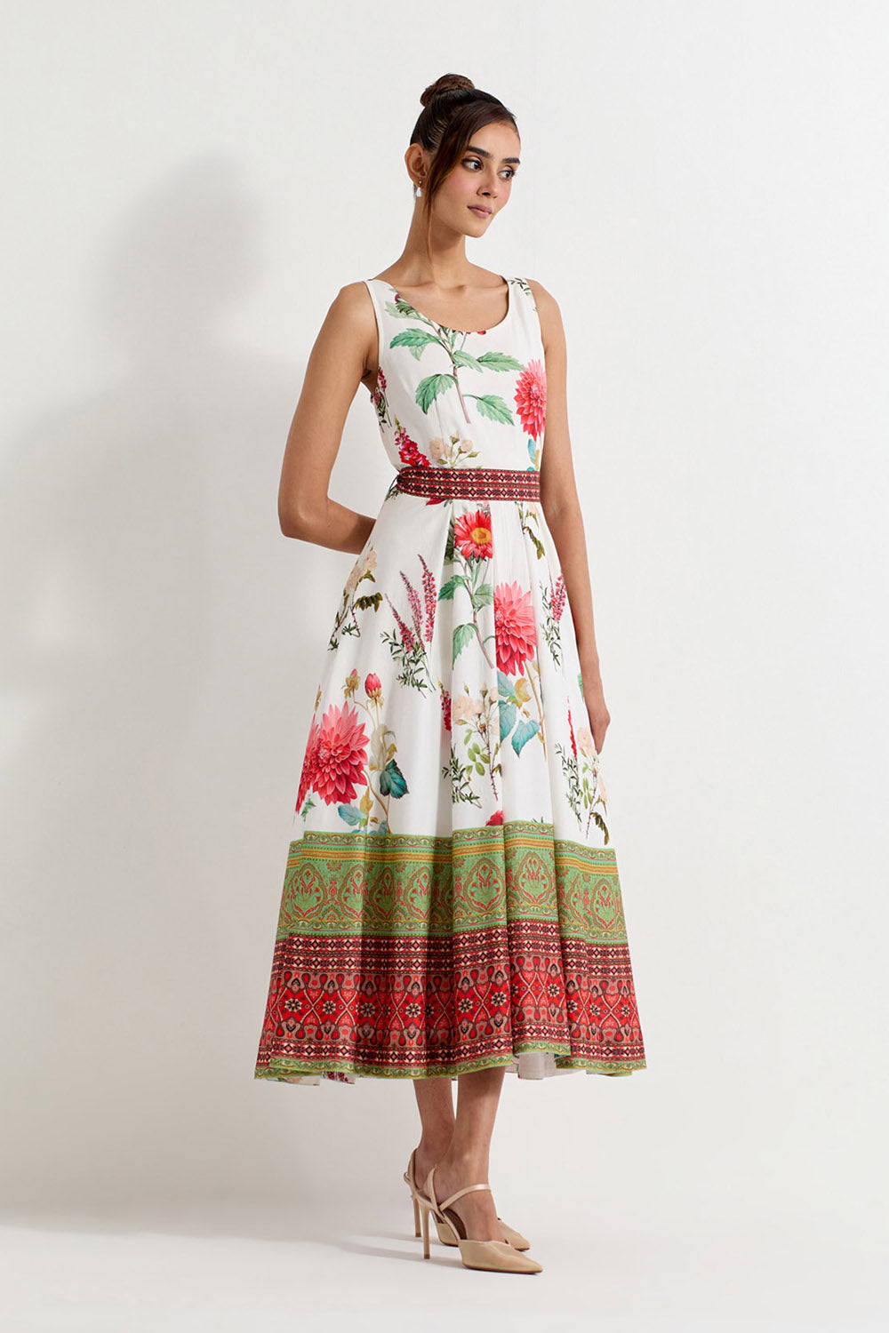 Multi Colour Rayon Dress