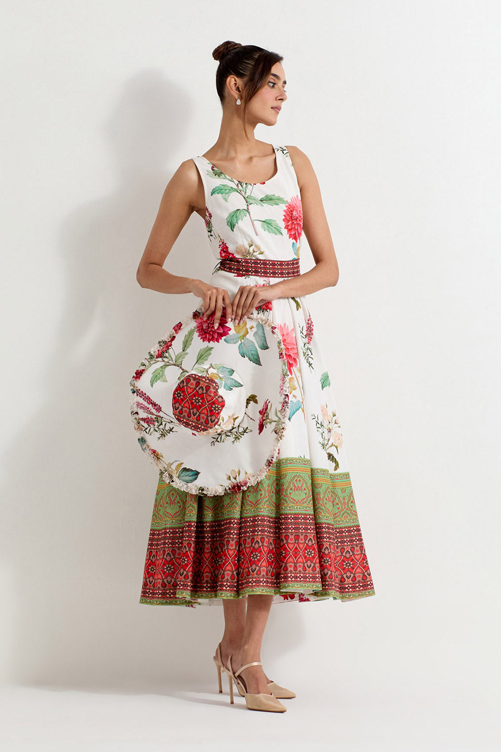 Multi Colour Rayon Dress