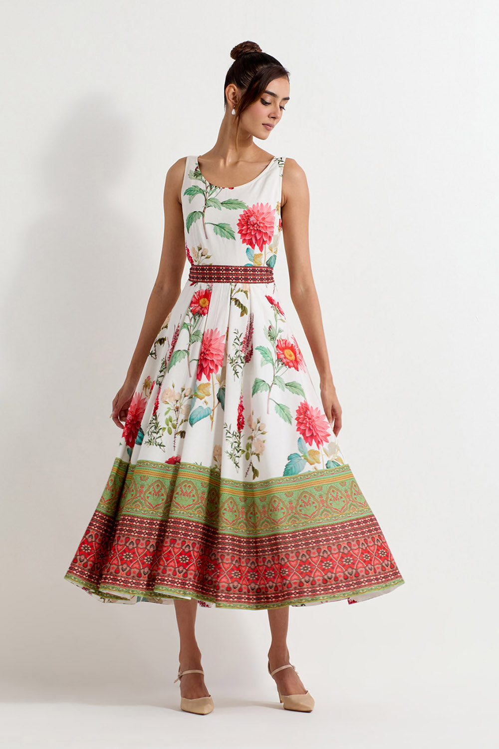 Multi Colour Rayon Dress